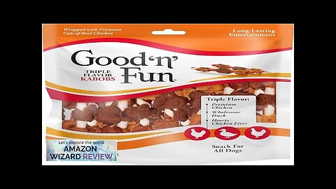 Good'n'Fun Triple Flavored Rawhide Kabobs for Dogs 1.5 Pound (Pack of 1) Review