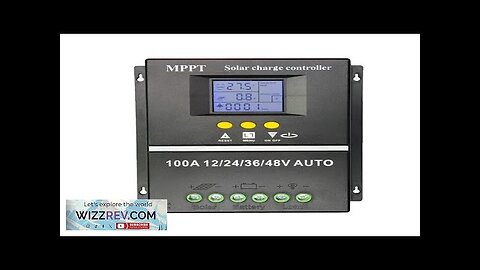 IPRee MPPT 36V/48V/24V/12V Solar Charge Controller Tools 100A/80A/60A LCD Dual USB Lead Review