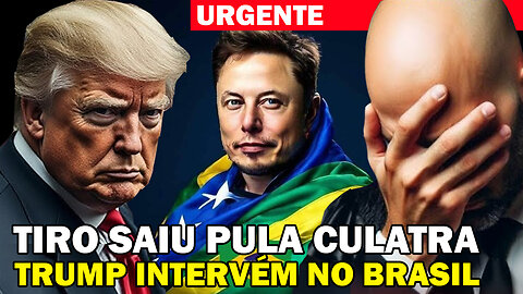 ALEXANDRE DÁ GRANDE TIRO NO PÉ E ENTRA EM APUROS - TRUMP E MUSK PREPARAM CONTRA G0LPE HISTÓRICO