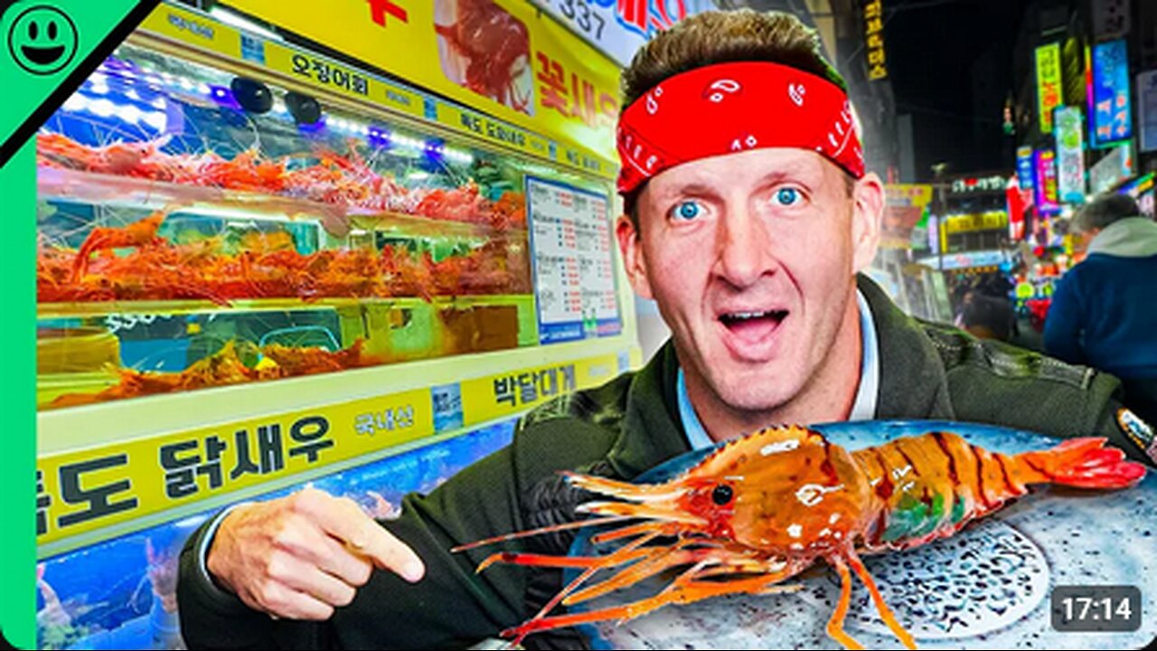 Korea’s Seafood Street Food!! Super RARE Sea Creatures!!