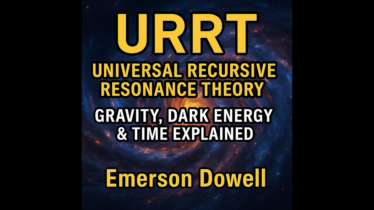 Resonant Gravity, Dark Energy & Time - Universal Resonance & Recursion Theory by: Emerson F. Dowell