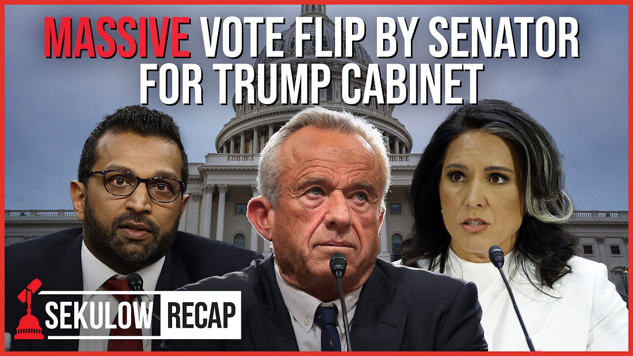 MASSIVE Vote Flip by Senator for Trump Cabinet