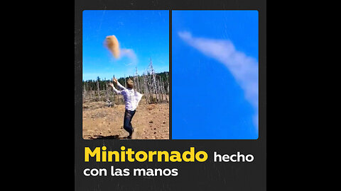 Crea un minitornado con un puñado de tierra