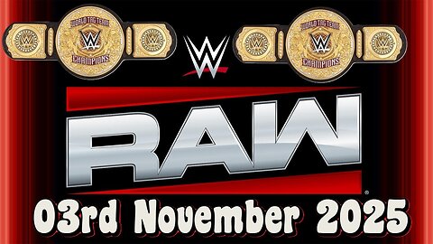WWE Raw Results 03rd November 2025
