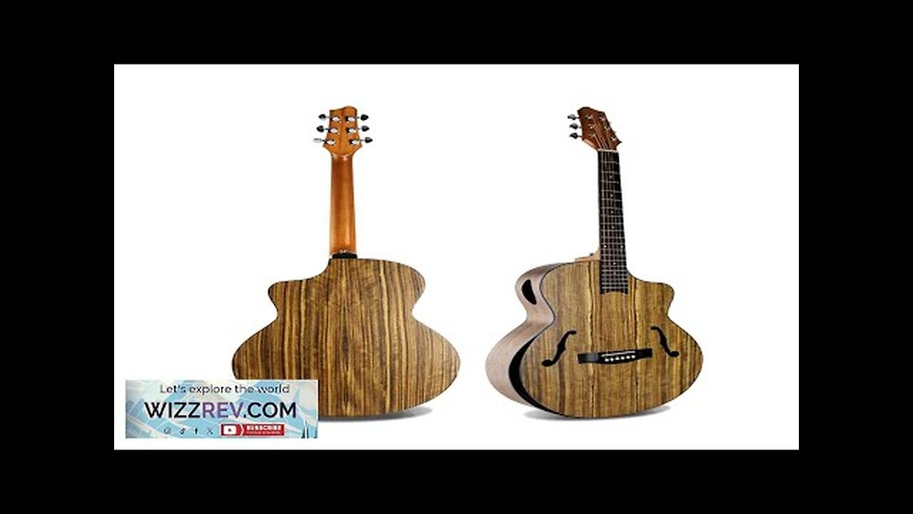 High Quality Full Hand Made Wooden Acoustic Guitar Jazz Style 41 Inch Review