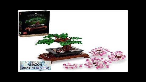 LEGO Icons Bonsai Tree Features Cherry Blossom Flowers DIY Plant Model Review