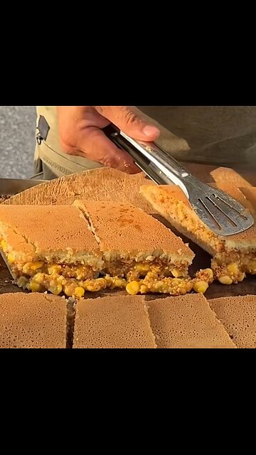 Peanut Corn Pancake Malaysian Streetfood