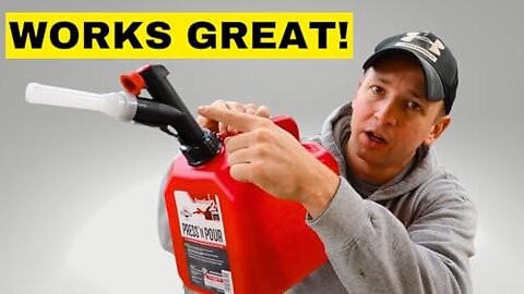 Is a Gas Can BETTER than a Bucket for Pouring Gas? | check Description