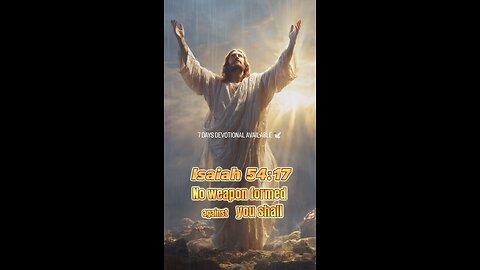 1 Samuel 17:45 & Isaiah 54:17 | The Battle Belongs To God #faith #victory #dailybibleinspiration