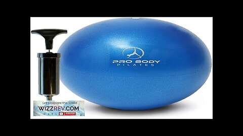 ProBody Pilates Ball Small Exercise Ball w/Pump 9 Inch Barre Ball Mini Review