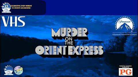 Opening and Closing to Murder on The Orient Express (1974) 1990 VHS