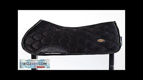 ROYAL EQUESTRIAN JUMP SHOW SADDLE PAD BLACK CRYSTALS FULL Review