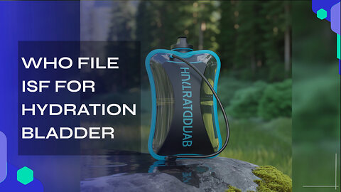 Who File ISF For Hydration Bladder