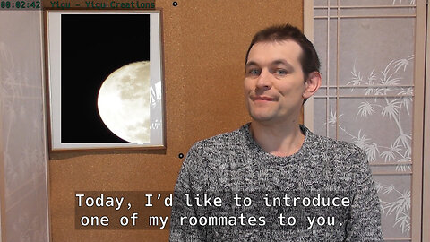 Today, I’d like to introduce one of my roommates to you.