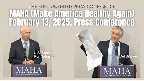 MAHA (Make America Healthy Again) February 13, 2025, Press Conference