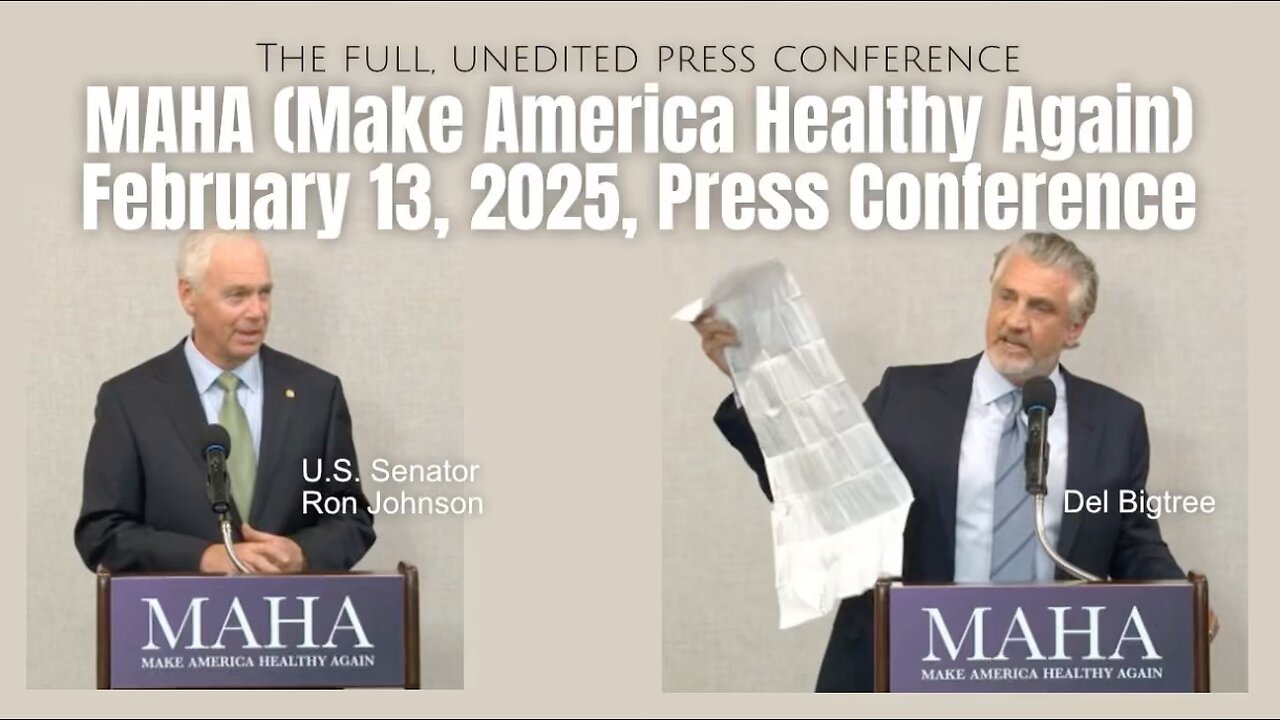 MAHA (Make America Healthy Again) February 13, 2025, Press Conference