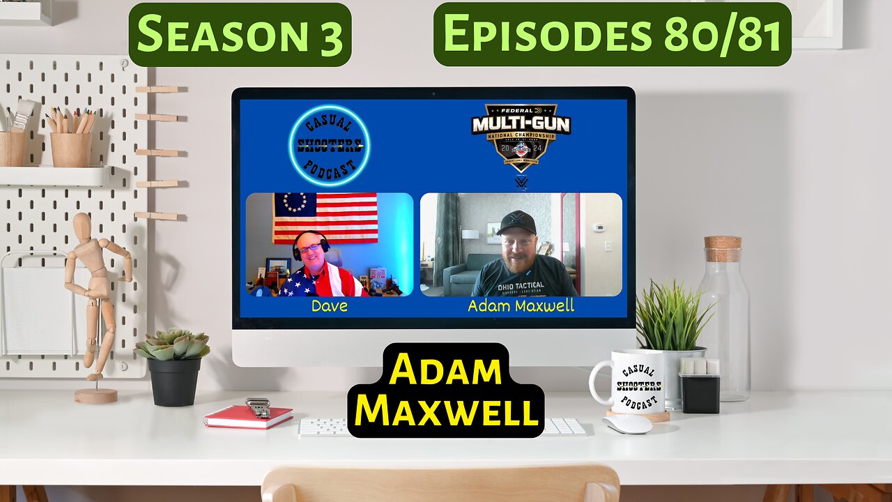 Season 3, Episodes 80/81: Adam Maxwell - Mullti-Gun Nationals