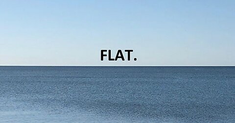 The surface of any vast, undisturbed liquid is flawlessly FLAT