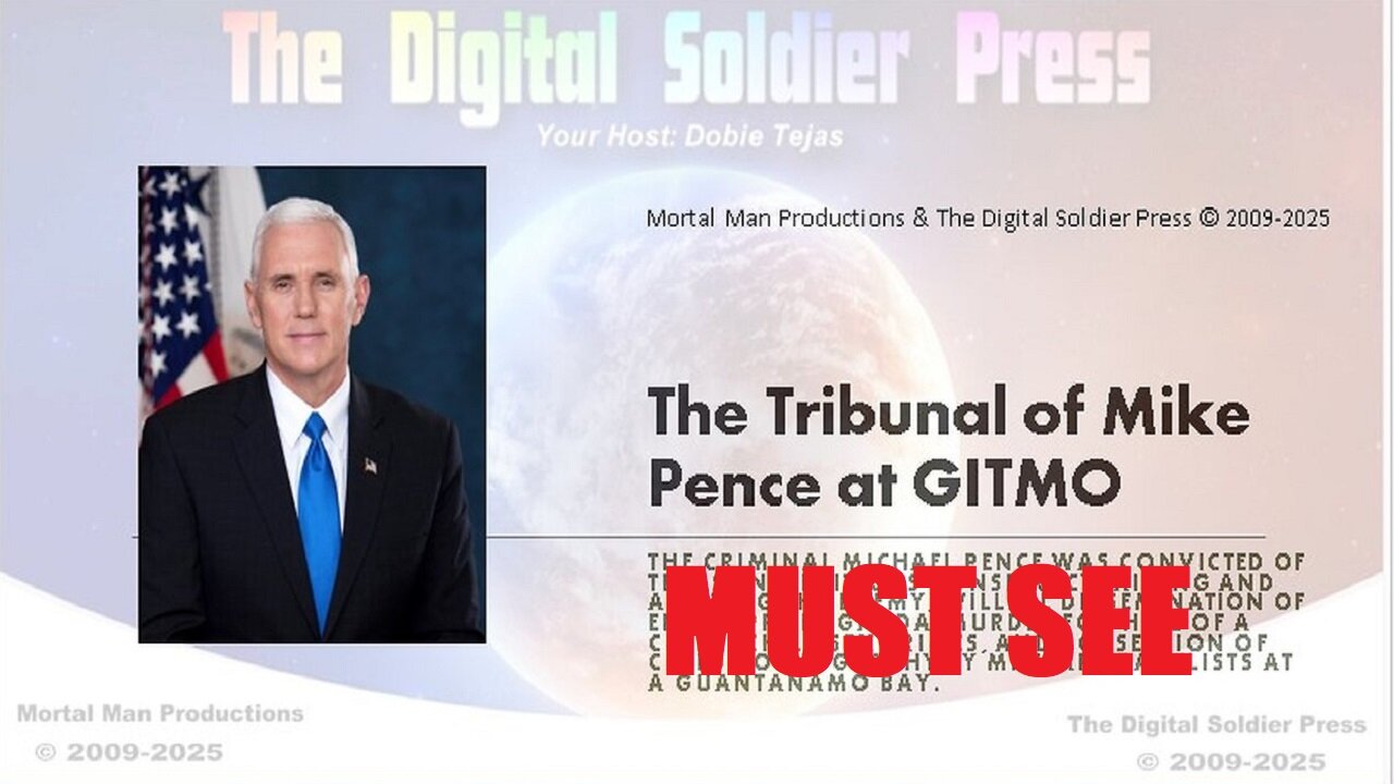 The Tribunal of Mike Pence at GITMO. MUST SEE