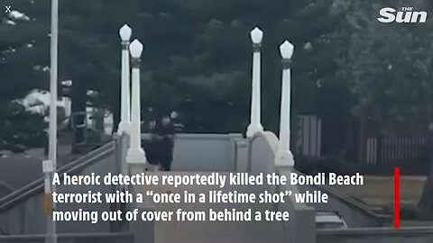 Dramatic moment hero cop ‘killed Bondi Beach terrorist’ with ‘once in a lifetime shot’