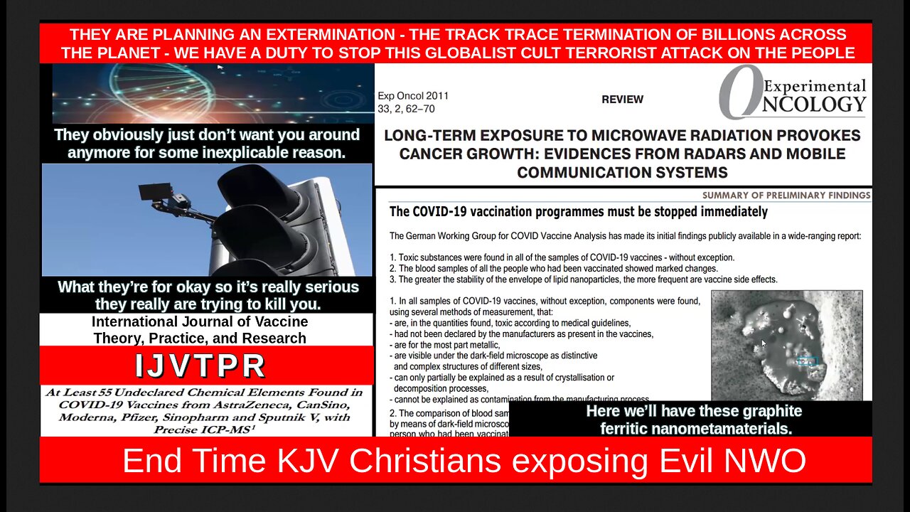 THEY ARE PLANNING AN EXTERMINATION - THE TRACK TRACE TERMINATION OF BILLIONS - MARK STEELE