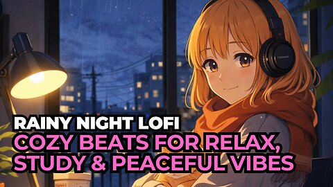 Cozy Rain Lofi | Calm Music for Late Nights, Focus & Relaxation