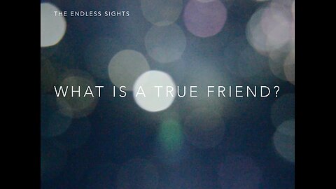 << A True Friend >>