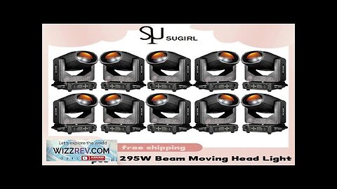 0 Tax 10Pcs 295W 12R Moving Head Light Spot Beam DJ Equipment Review