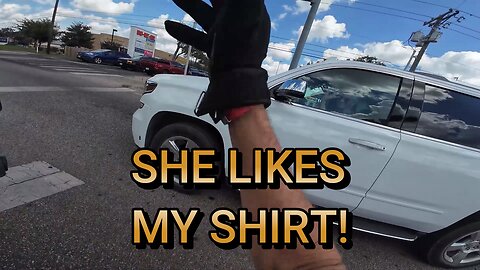OLD LADY LIKES MY, LADIES FLASH A STRANGER TODAY, SHIRT!