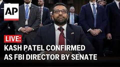 KASH PATEL confirmado por El Senado como Director de La FBI