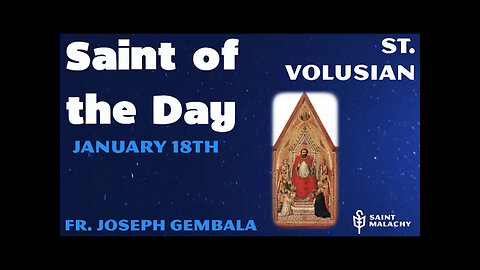 St. Volusian 18/01 🙏✝
