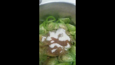 Green tomato bbq sauce ribs..