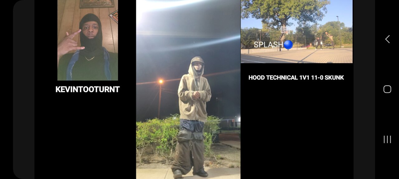 REACTIN TOO KEVINTOOTURNT PLAYS 1V1 IN HOOD TECHNICAL 11-0 SKUNK NAWFSIDE SPORTS BASKETBALL LITTY💪🏾🔵