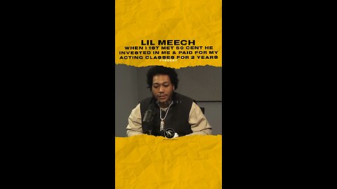 @lilmeechbmf When I 1st met @50cent he invested in me & paid for my acting classes for 2yrs