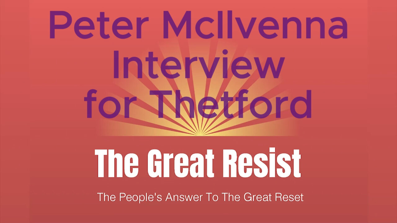 Thetford pre-recorded video Peter Mcllvenna