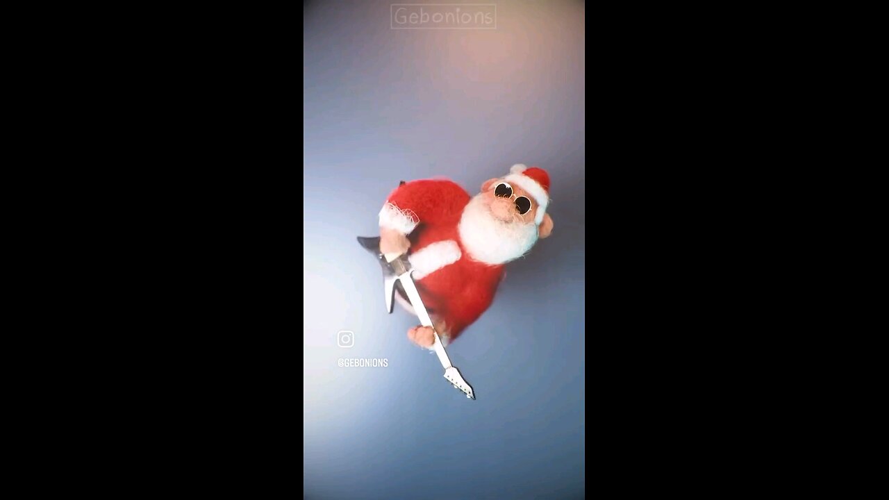 Santa Shreds Guitar Like He’s on the Naughty List