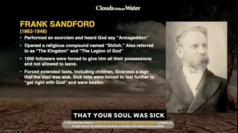 Cult Leader Frank Sanford Claimed to be Elijah while Imprisioning Followers - Justin Peters
