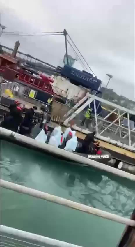 Britain First filming illegal immigrant invasion at Dover!