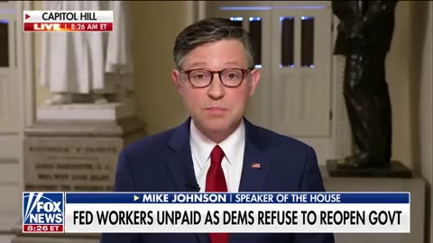 Mike Johnson says Dems are 'AFRAID' of Schumer: 'There'll be a price to pay'