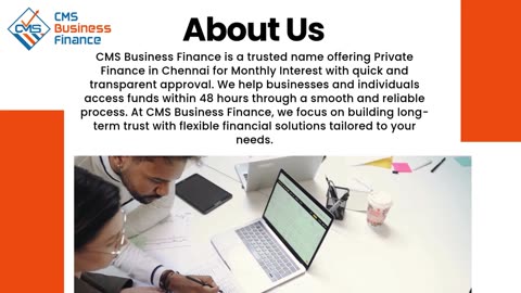 Who Offers Reliable Private Finance in Chennai For Monthly Interest for Businesses?