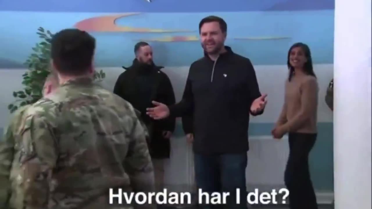 WATCH: U.S. Vice President JD Vance, arriving in Greenland, says "It’s cold as shit here".