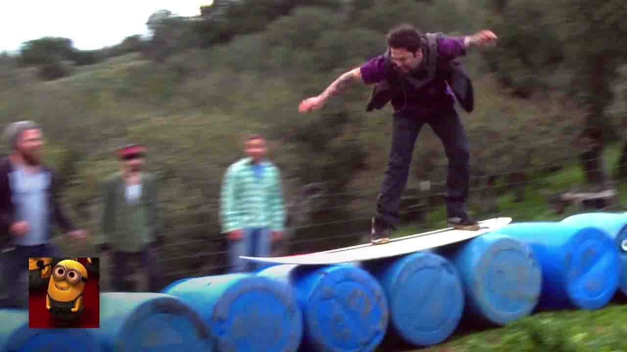 Jackass 3.5 (2011) - Barrel Surfing! Scene Movie CLIP HD