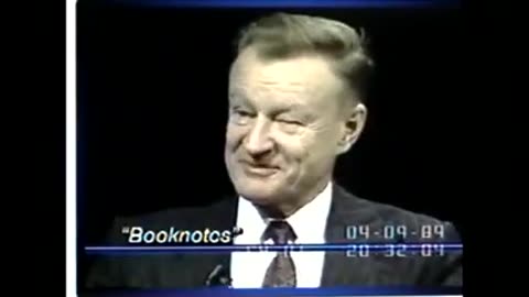 Zbigniew Brzezinski speaks about Trilateral Commission - C-SPAN 1989