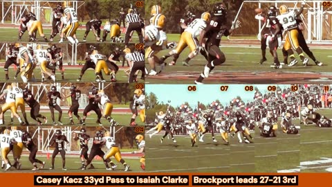 Prototype 290: Buffalo State's Casey Kacz 33yd pass to Isaiah Clarke vs Brockport