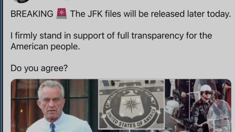 Trump is expected to release the JFK Files