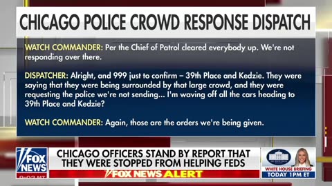 Chicago Police Officers are “outraged” after the Chief of Patrol ordered them to stand down