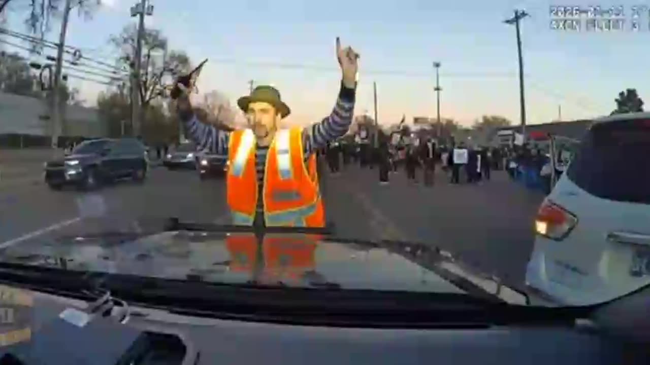 Here is the dash cam footage..