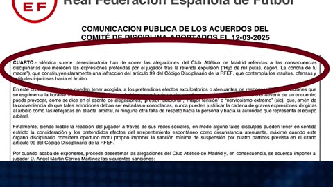 ⚖️ SANCIÓN A CORREA VS. VINICIUS: ¿MISMA REGLA, DISTINTO CRITERIO?