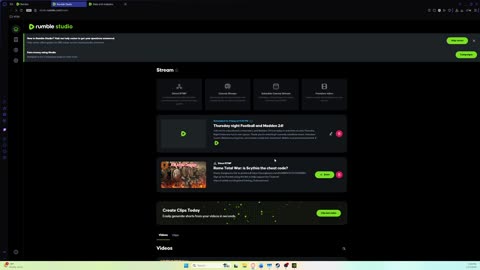 How to Schedule a video upload as a livestream on Rumble