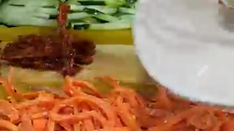 Best Spicy Gimbap in Korea?! Giant Seaweed Rice Rolls You Must Try! 🌶️🍙 #shorts